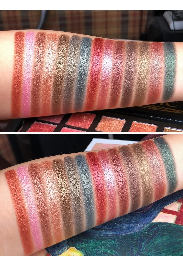Shimmer Matte 42 Цвета Палитра теней для век блестящая водостойкая металлическая палитра для макияжа Палитра для пигментов теплая косметика