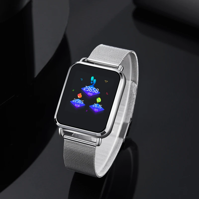 2018 Newwear Q3 Smartwatch Для мужчин женщин динамический дисплей для отображения данных по