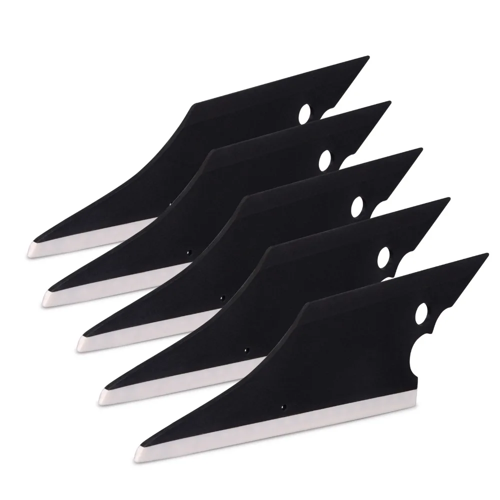 

FOSHIO 5PCS Soft Conqueror Scraper Car Window Foil Tint Squeegee Carbon Fiber Vinyl Auto Car Wrap Tool Glass Home Cleaning Tool