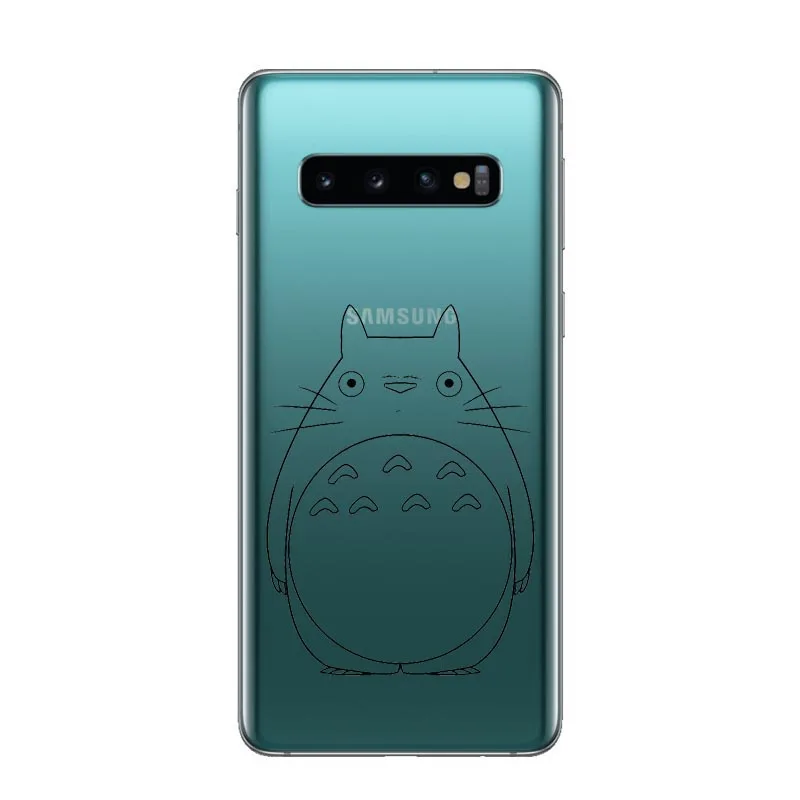 TPU МИЛЫЙ Тоторо Унесенные призраками Ghibli Аниме Миядзаки мягкий чехол для Samsung Galaxy J3 J5 J7 J7 ЕС J6 J8 NOTE 8, 9 - Цвет: TPU