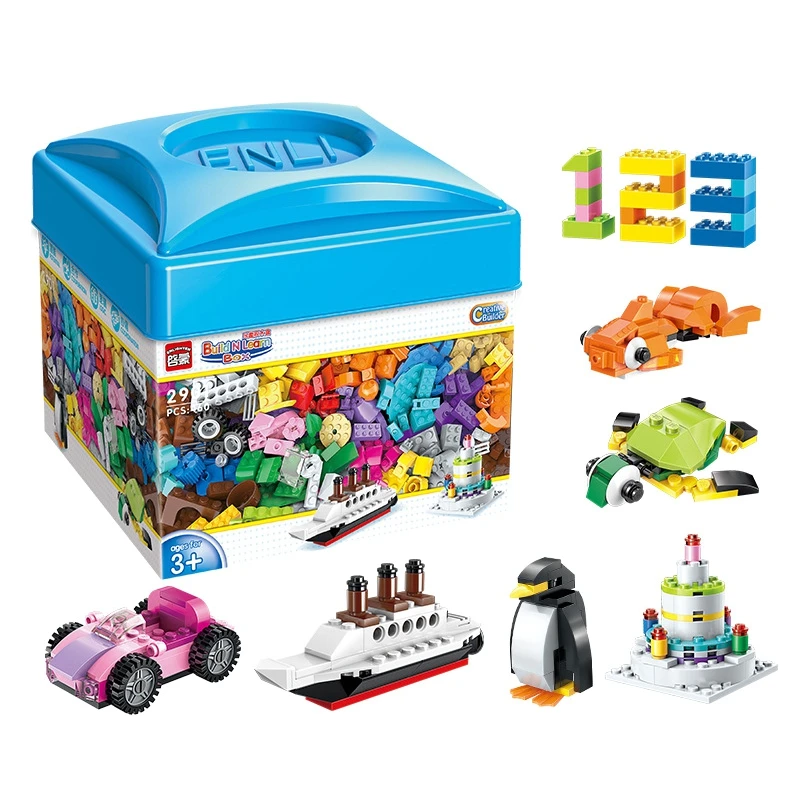 Enlighten 2901 460 шт оптом DIY креативные строительные блоки кирпичи развивающие игрушки