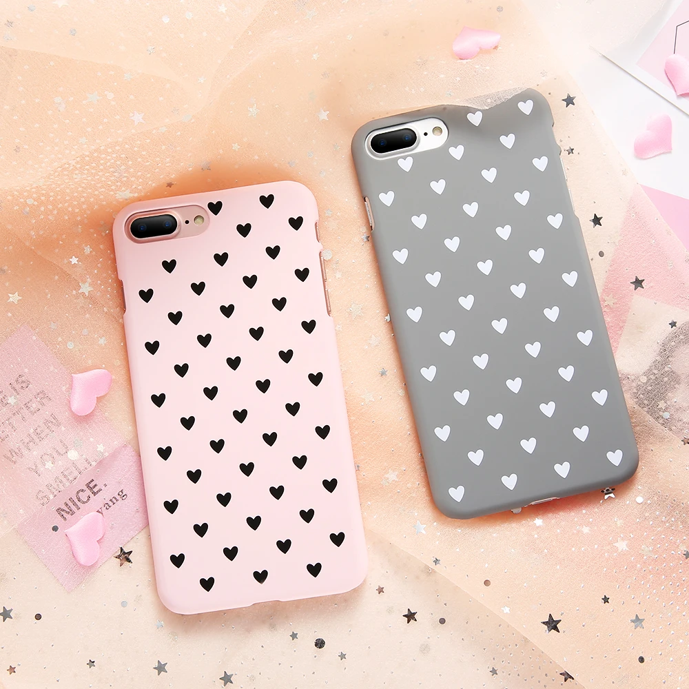 KISSCASE Cute Love Pattern Phone Shell For Pocophone F1 Redmi 7 Note5 Shockproof Hard PC Case Xiaomi 9SE 8SE 6X A2 Para Capa |