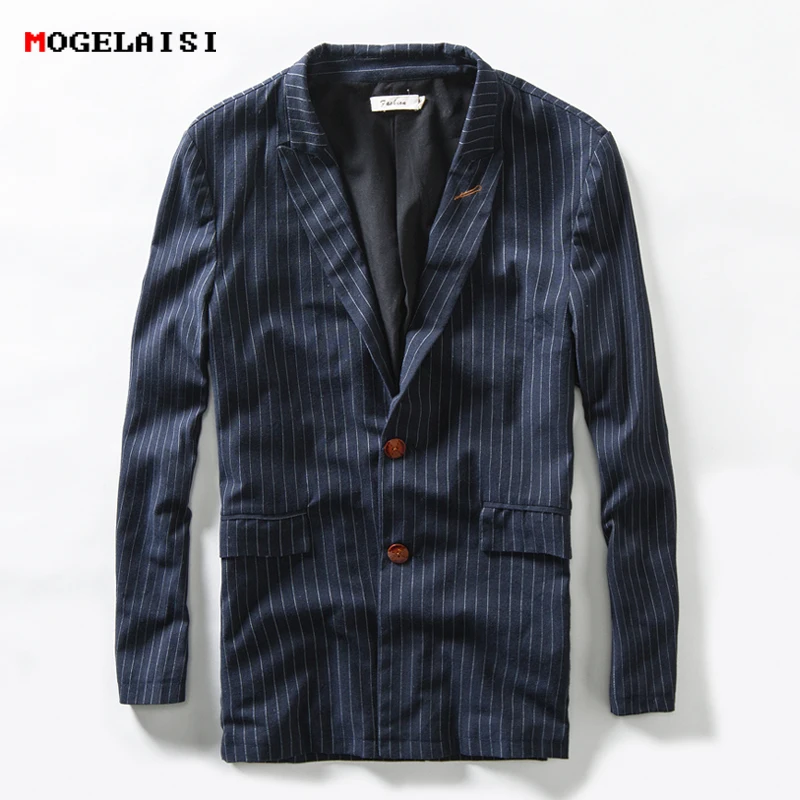 Новый весенний костюм 2018 мужская куртка в китайском стиле льняная хлопковая