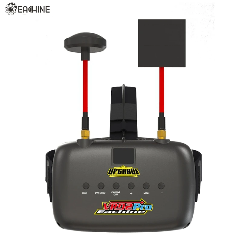 Высокое качество Eachine VR D2 Pro 5 дюймов 800*480 40CH 8G разнообразие FPV очки w/DVR объектив