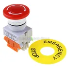 Кнопка аварийной остановки 1NO 1NC LAY37-11ZS, 1 шт.
