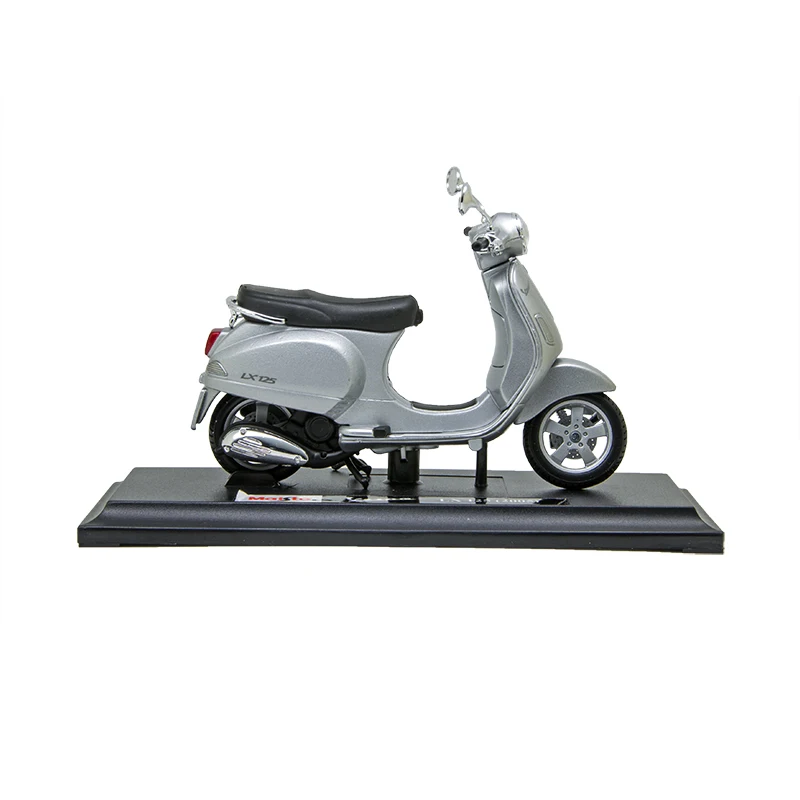 Maisto 1:18 модели мотоциклов VESPA Piaggio 2005 LX125 модель велосипедная база литье под