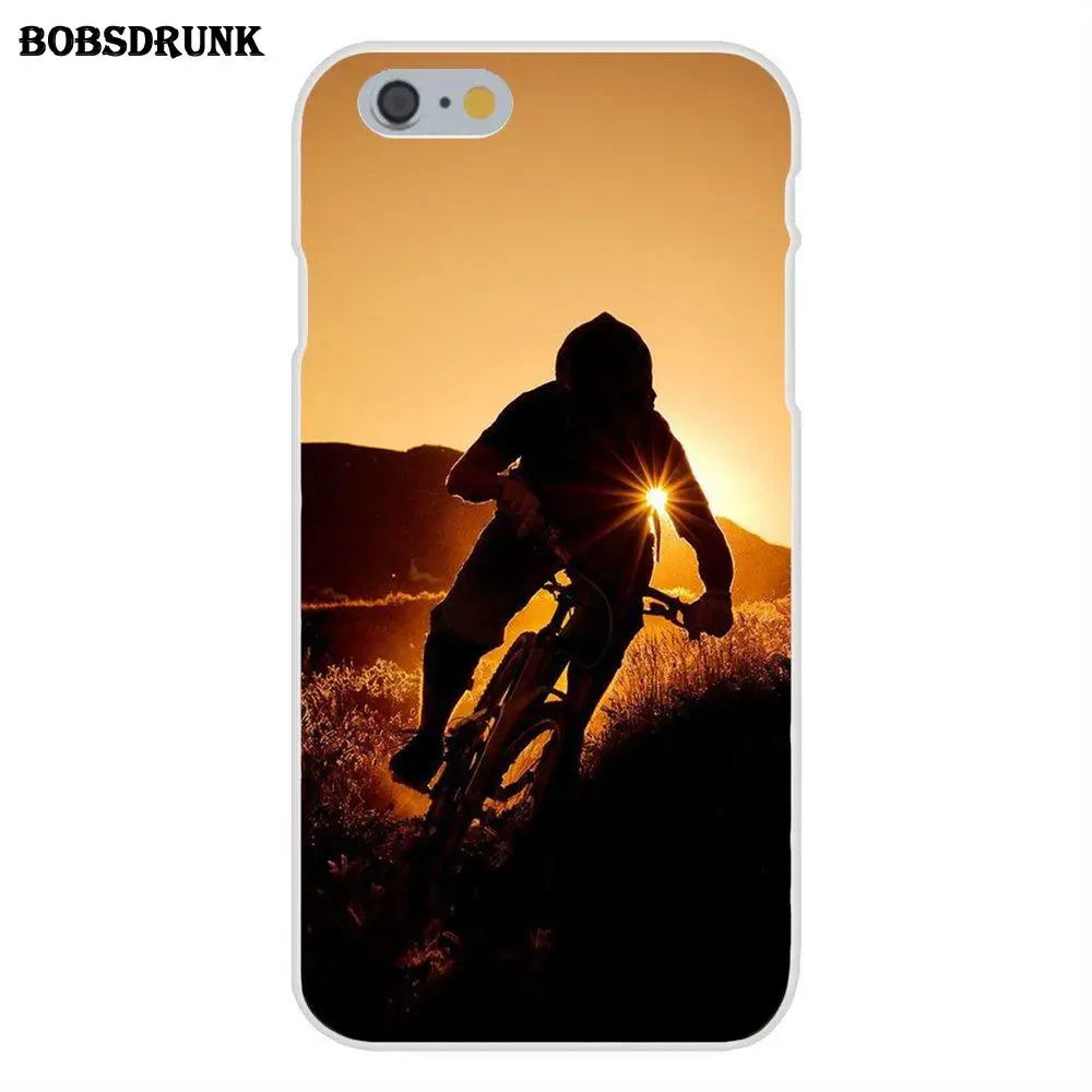 EJGROUP Мягкий Силиконовый ТПУ прозрачный крутой лучший чехол для iPhone 4 4S 5 5C SE 6 6 S 7 8 Plus X велосипедный велосипед Велоспорт