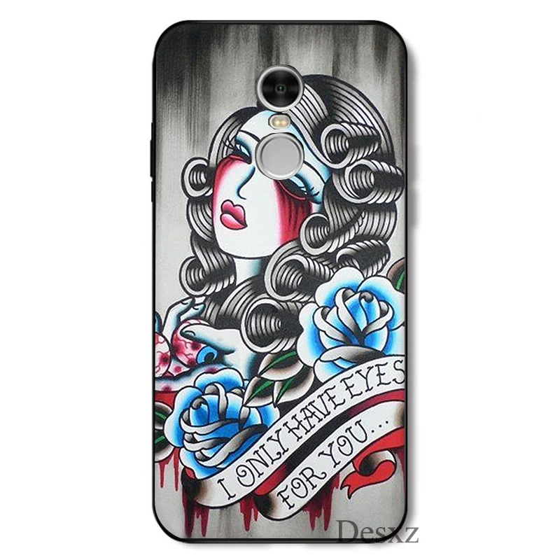 Мобильный телефон чехол Sailor Jerry Tattoo 06 для Xiaomi Redmi Note 4 4A 4X 5 5A 6 7 GO S2 6A Pro Plus