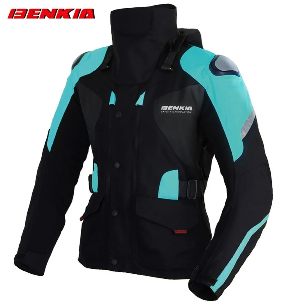 BENKIA JDW10 Женская мотоциклетная куртка зимняя сохраняющая тепло мотоциклетный