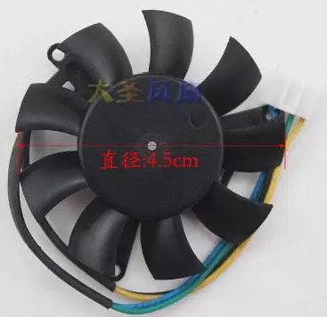 Original MGT5005XF-W10 5V 0.35A 4-line graphics card heat dissipation fan | Компьютеры и офис