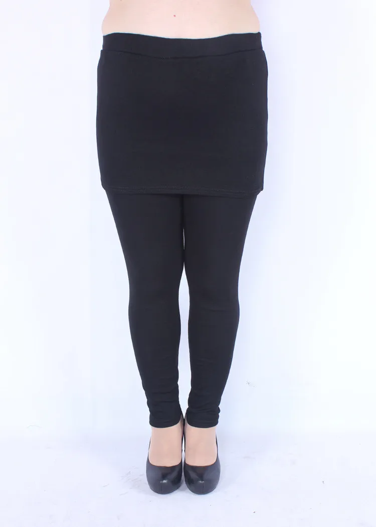 Бесплатная доставка соединенные кюлоты большого размера леггинсы с юбкой |