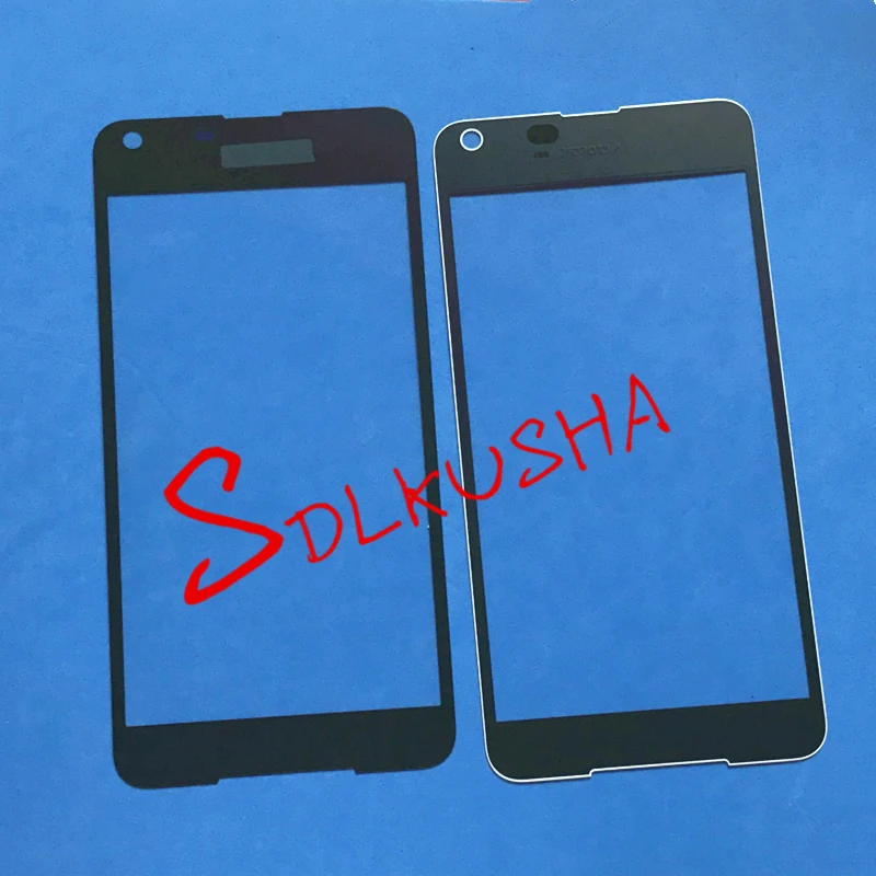 10 шт./лот передний внешний экран Стеклянная линза сменный сенсорный для Microsoft Lumia