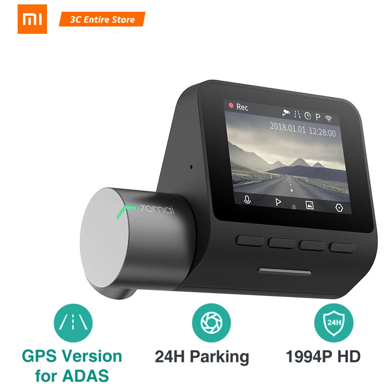 Глобальная версия Xiaomi 70mai pro Dash Cam Pro gps 24H Автомобильный видеорегистратор