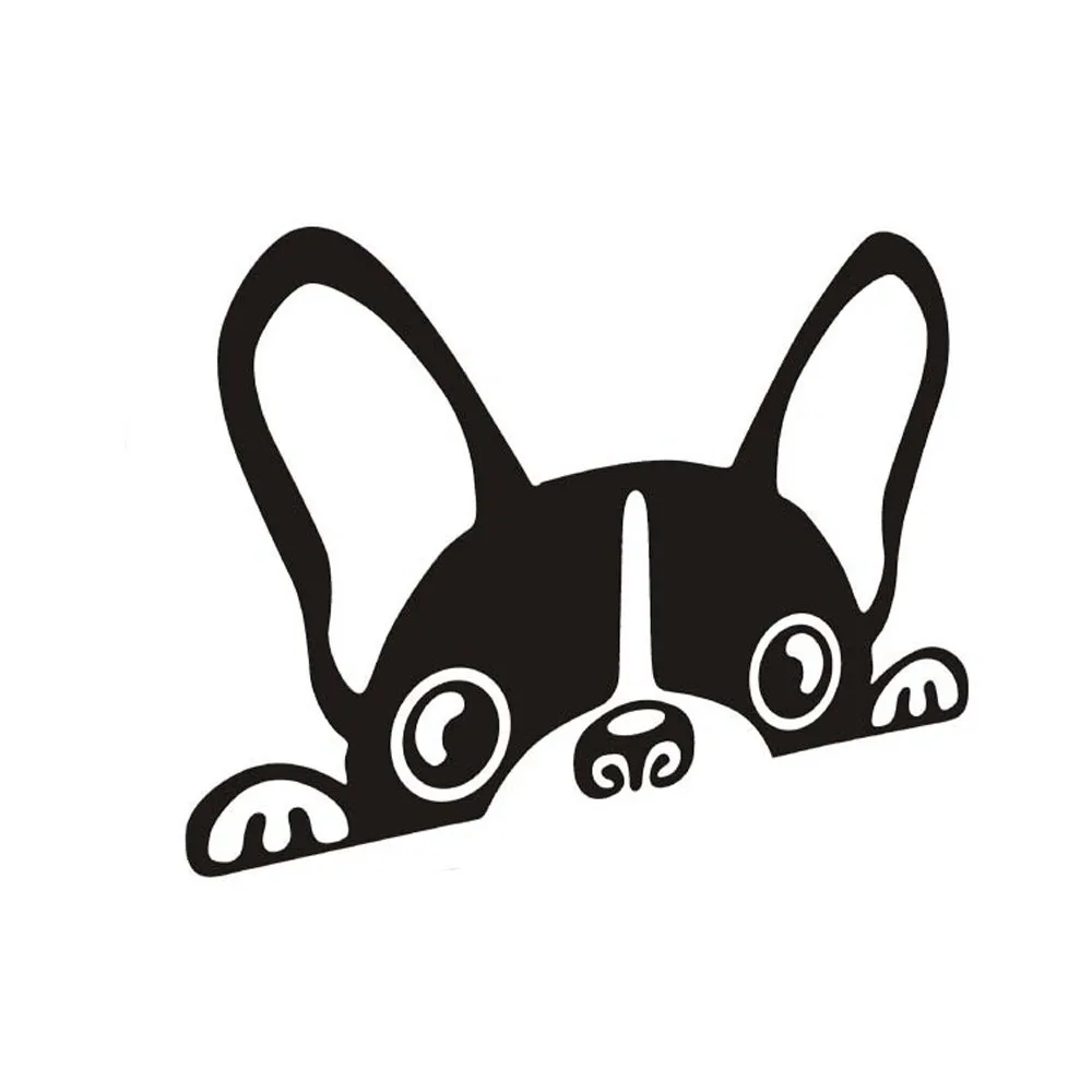 Popular Funny Cute Dog Waterproof Car Sticker Super Cool styling Decal Wall 15cm*10cm Vehicle #0508 | Автомобили и мотоциклы