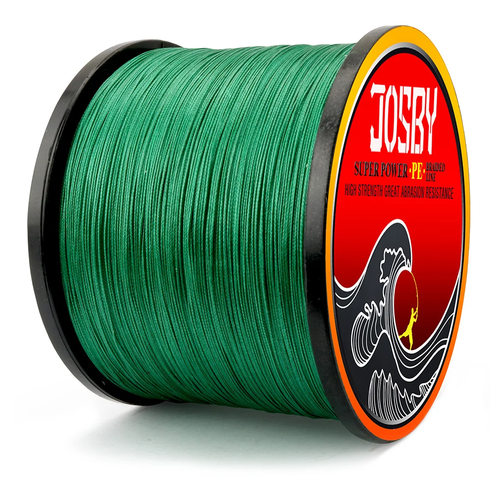 JOSBY 300 м 500 1000 8 нитей PE плетеная рыболовная проволока многофиламентная супер