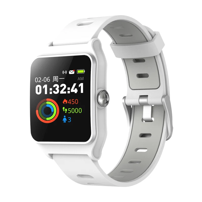 White WQ P1C Bluetooth Смарт-часы gps спортивные часы для плавания 50 м водонепроницаемый динамический Пульс фитнес-трекер gps умные часы для мужчин/женщин - Цвет: White