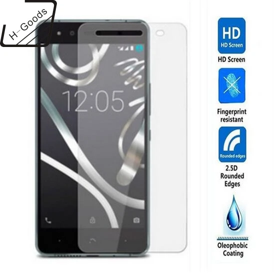 H goods 2.5D 0 3 мм закаленное стекло для BQ Aquaris x5 Защитная пленка экрана передний чехол +