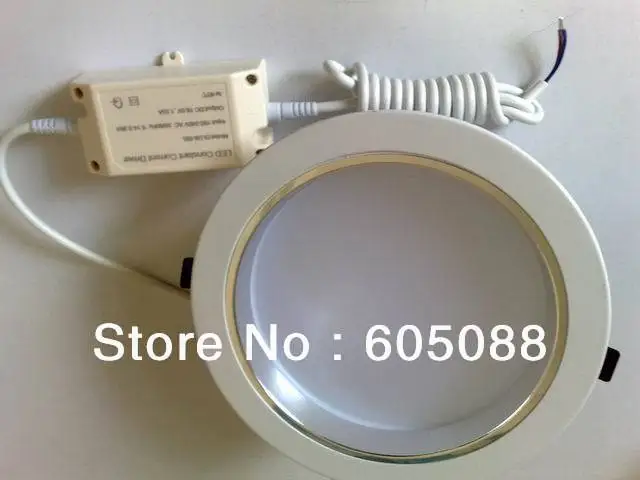 

8" round led recessed die-cast down light 16w 1589lm,with external driver AC100-240v/50-60Hz,10pcs/lot 2018 Christmas wholesale!