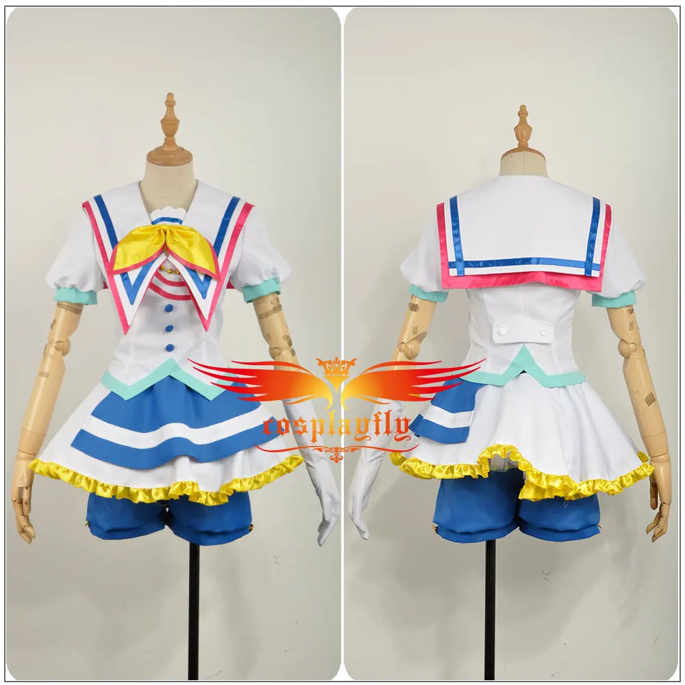 Милый! Солнечный свет! Aqours OP Jumping Heart Kunikida Hanamaru/платье для девочек на сцене наряд