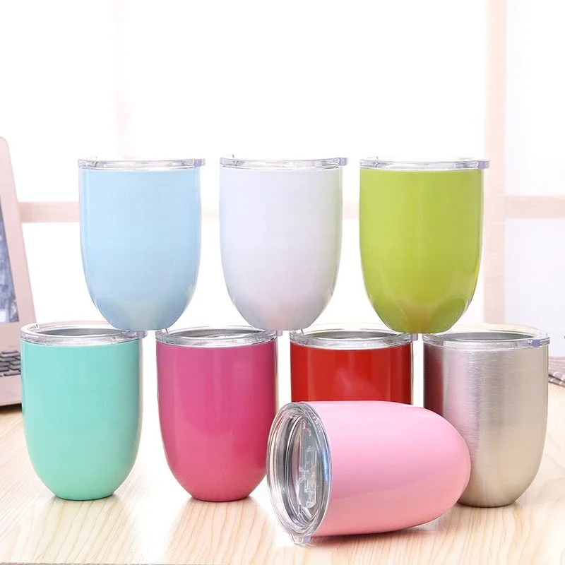 Бесплатная доставка бокалы для вина из нержавеющей стали 1 шт. 10 унций 400 мл