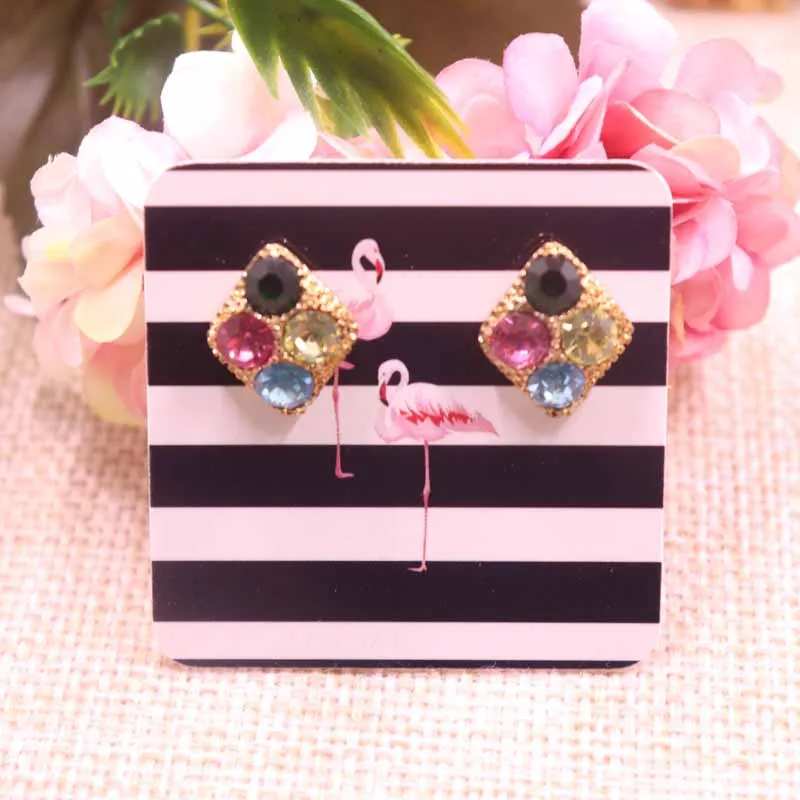 Новинка Лидер продаж 200 шт. сделай сам серьги гвоздики карта для сережек