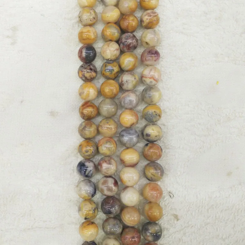 2016 Fashion top quality natural crazy onyx round beads 10mm for bracelet jewelry making Wholesale 75pcs/lot free shipping | Украшения и