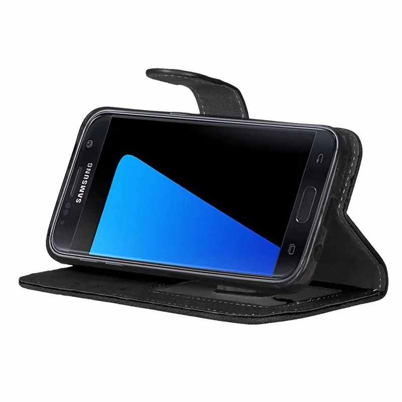 Чехол для Samsung S7 кошелек искусственная кожа силиконовый чехол телефона Galaxy G930F G930
