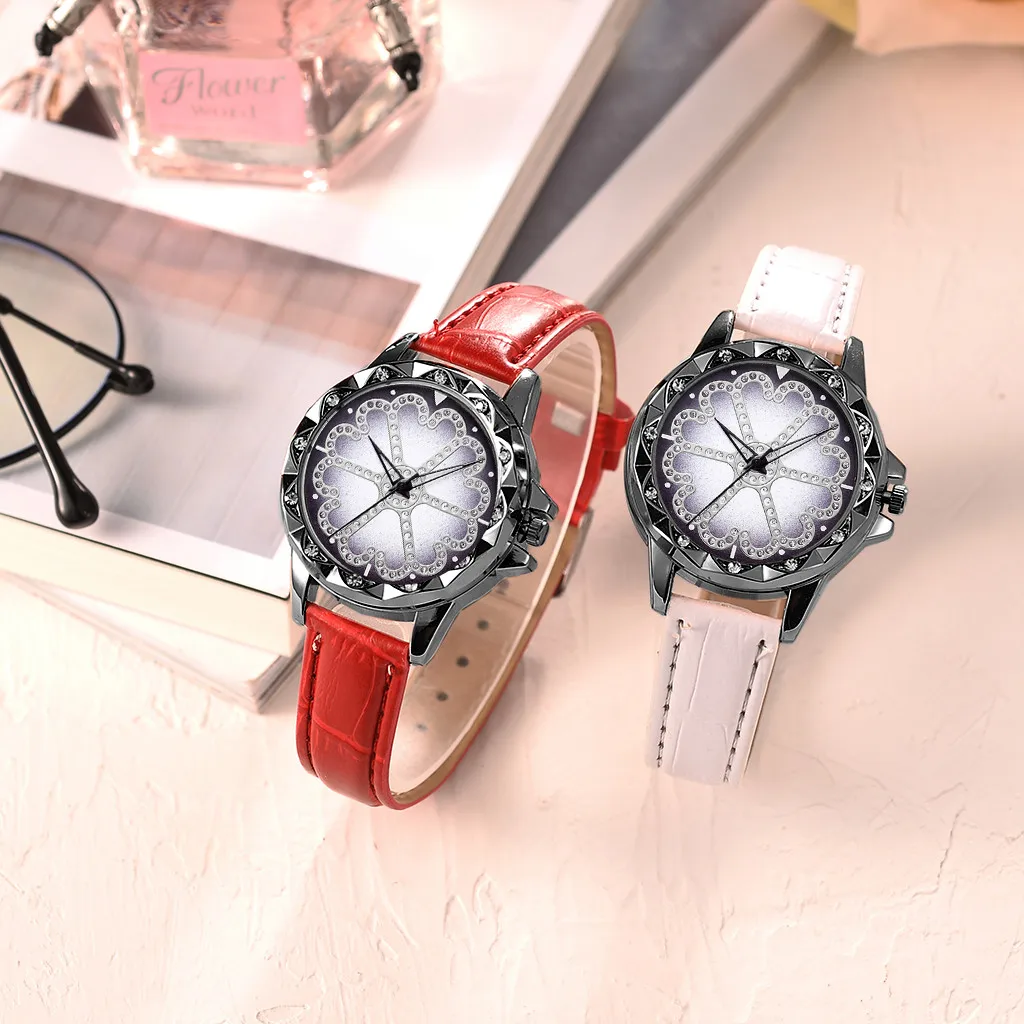 Часы vansvar новые женские часы кварцевые Кожаный ремешок Новый роскошные Брендовые