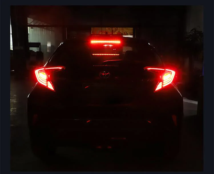 Автомобильный бампер для CHR задний фонарь C-HR taillamp led, автомобильные аксессуары, пик, CHR задний свет, C HR