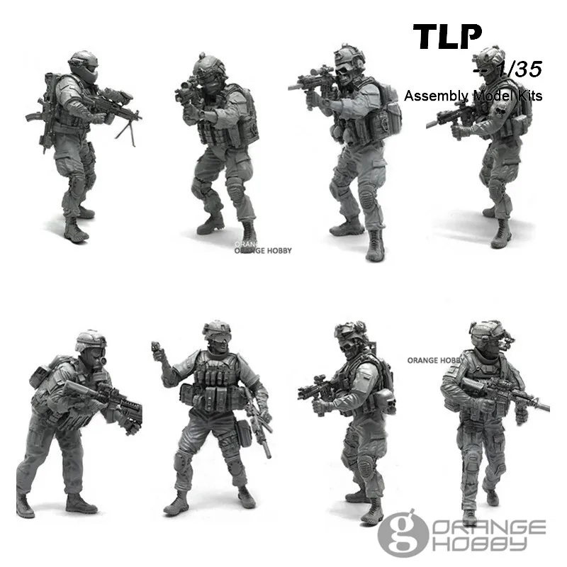 OHS YuFanModel 1/35 TLP-01-05 07-09 TLP серии современный солдат сборки военные полимерные миниатюры Модели Конструкторы oh