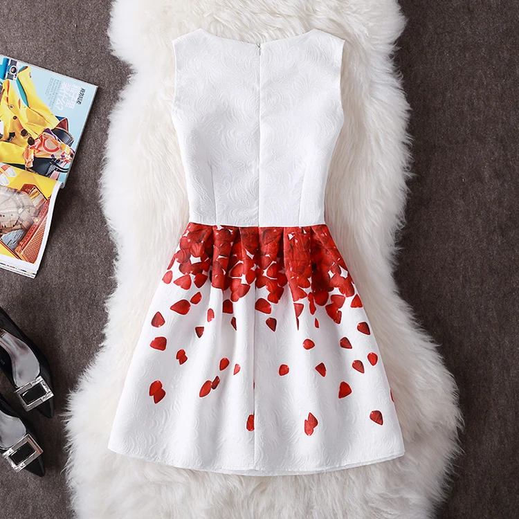 Новинка Vestidos De Festa, женское летнее платье с принтом, винтажные повседневные Сексуальные вечерние платья, облегающие платья размера плюс, женское платье без рукавов, одежда