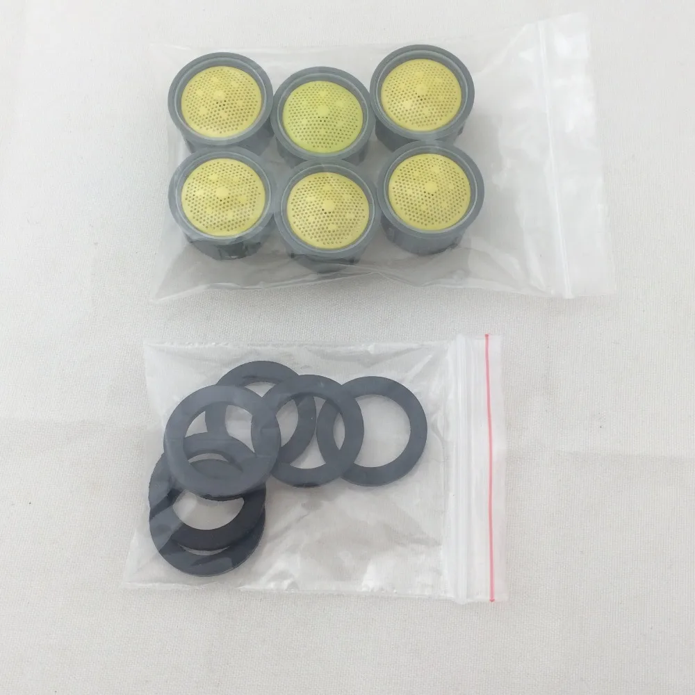 Бесплатная Shipping 6pcs аэратор для смесителя M24/F22 Core Set WS C4L ламинарный поток ручной