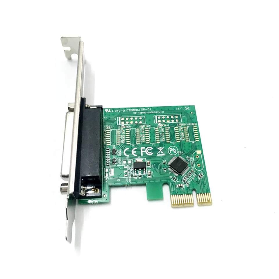 ZML расширения параллельного карта PCI-E открытка адаптер до 25 Pin LPT параллельный