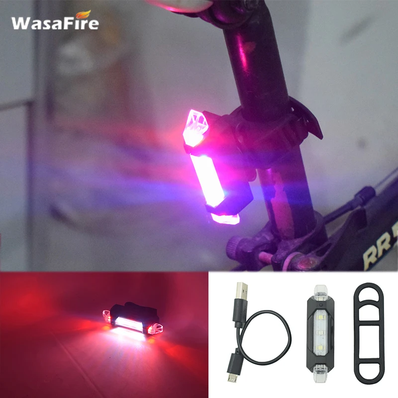 WasaFire Новый велосипед задний светильник Fietsverlichting красные синие хвост Luz Bicicleta