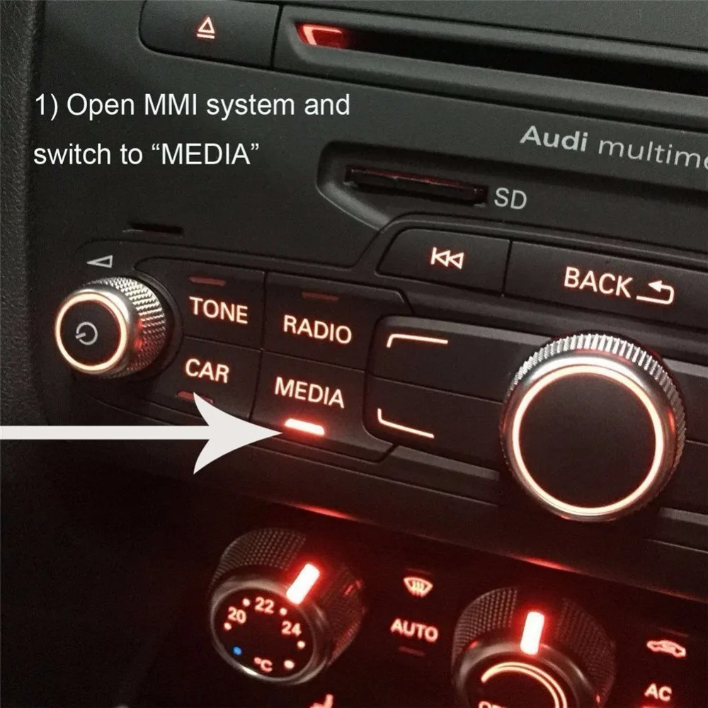 USB адаптер для музыки с Bluetooth 5 0 на MMI 2G AMI MDI аудиокабель + кабель Aud i A3 A4 A5 A6 A8 Q7 S4