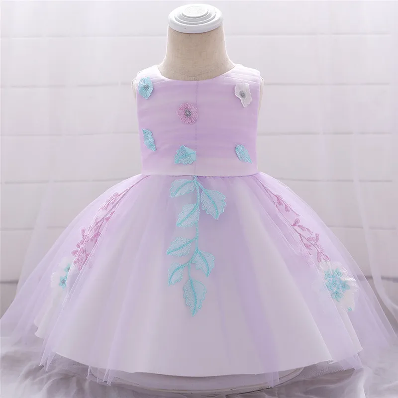 Кружевное платье-пачка с цветочным узором для девочек платье на свадьбу крестины