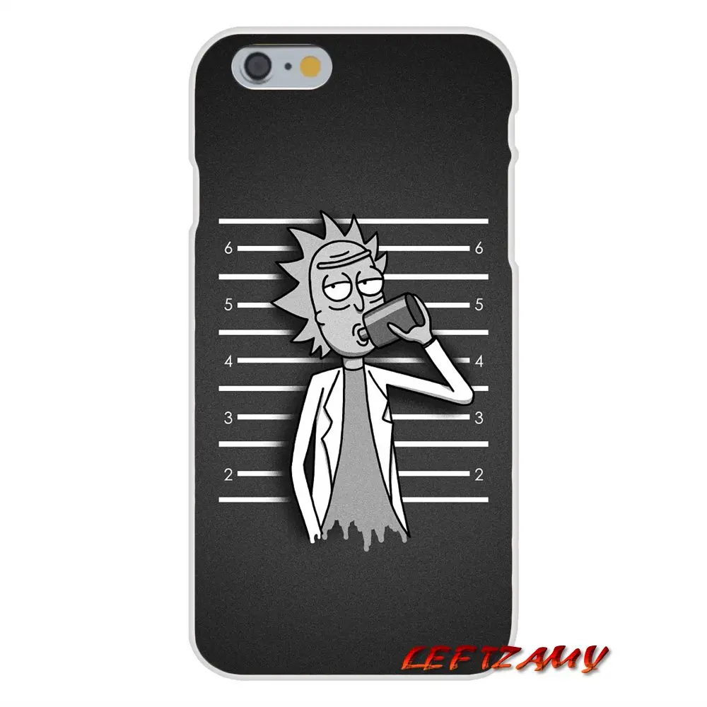 Аксессуары телефон случаях охватывает удивительный Рик и Морти для iPhone X XR XS MAX 4 4S