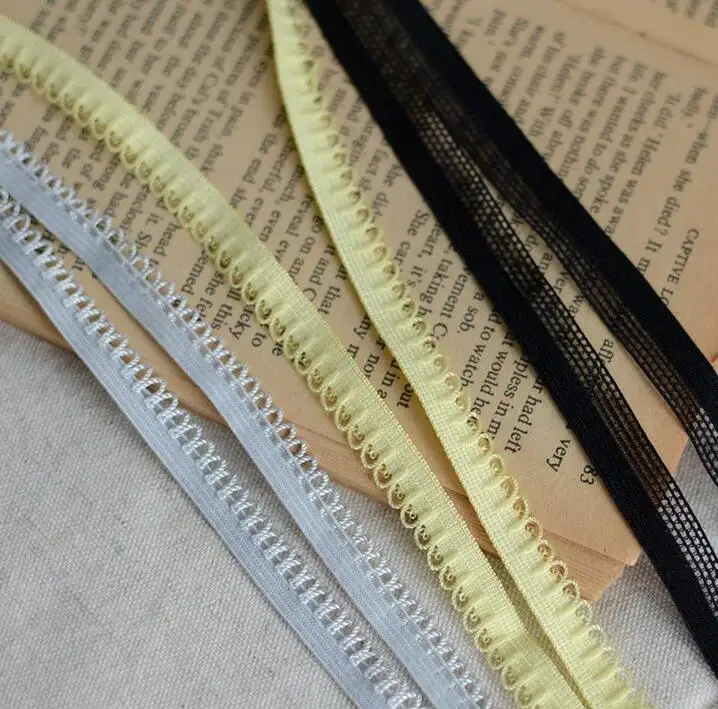 Горячая новинка 5 метров серый черный желтый эластичный кружевной обрезанный