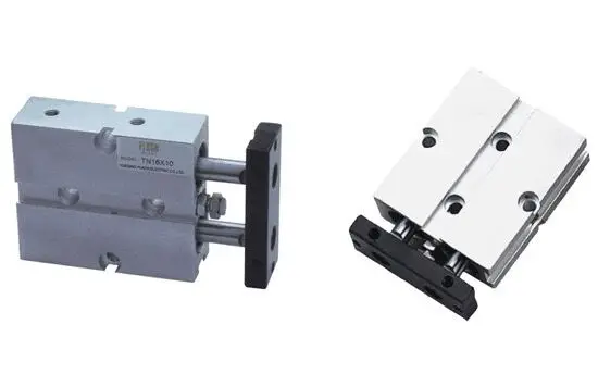 Цилиндр с двойным стержнем диаметром 20 мм отверстие 45 пневматические