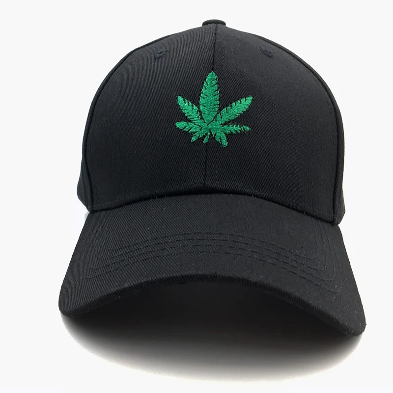 Новая мода вышивка кленовый лист Белая Кепка Snapback головные уборы для мужчин и