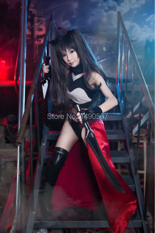 

fate stay night \ fate zero Tohsaka Rin warrior ver cos suit Cosplay Costume