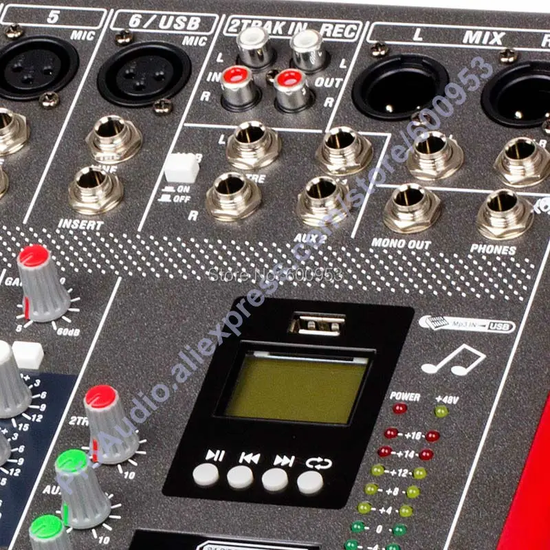 Цифровая мультимедийная консоль Pro 6 8 12-полосная USB миксер 99 цифровых