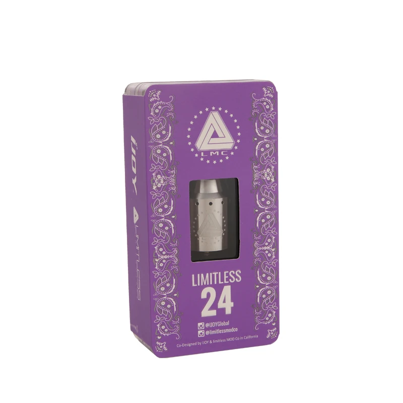 Оригинальный атомайзер IJOY Limitless LMC 24 RDA бак для электронных сигарет подходит вейпа