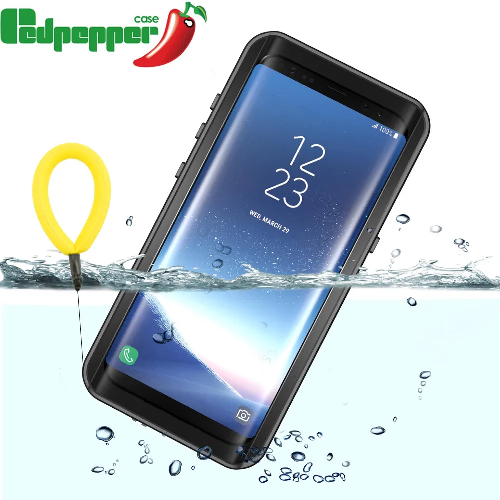 Waterproof Case for Samsung Galaxy S8 Plus 360 Full Protection Clear Front&ampBack Cover S9 plus note8 note9 |