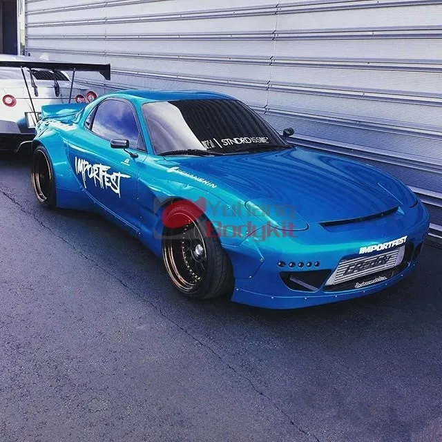 Фотодеталь для переднего бампера из стекловолокна 1992 1997 RX7 FD3S Rocket Bunny V2|Обвесы| |