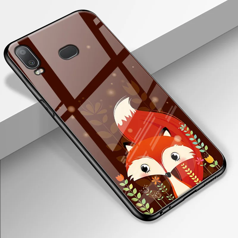 Закаленное стекло чехол для samsung Galaxy A 6s Чехол Мягкий силиконовый жесткий Чехлы