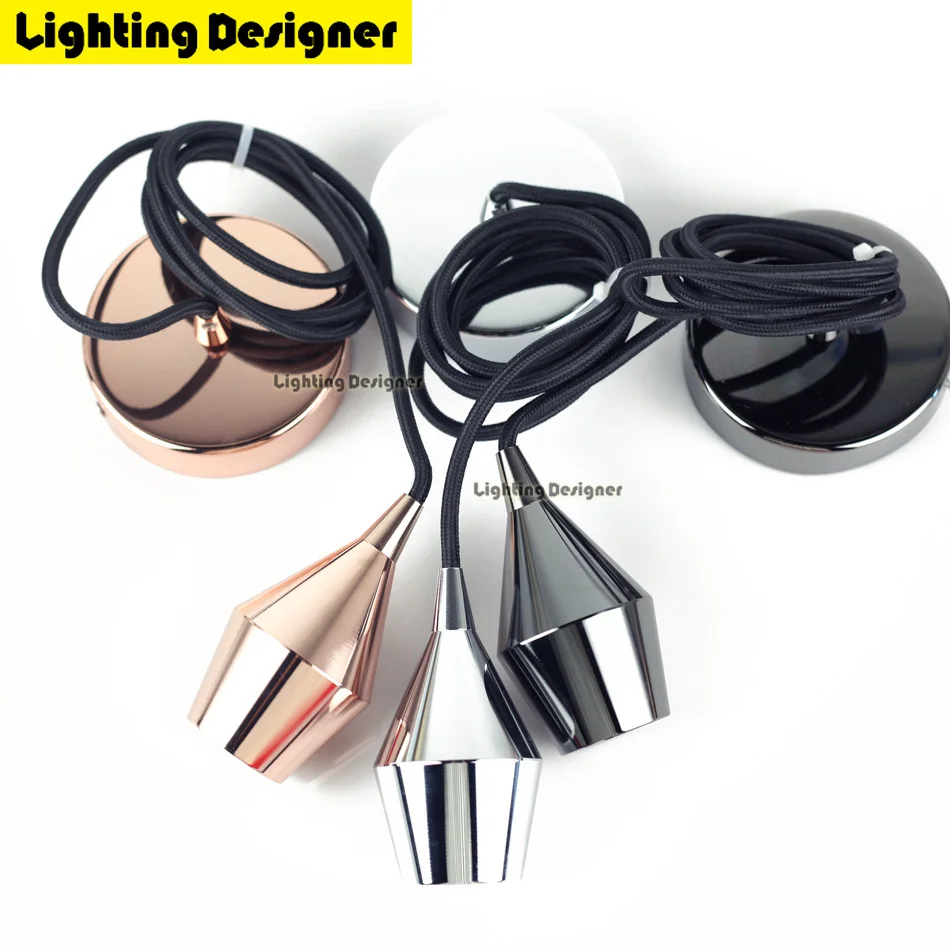 Новый Медный алюминиевый подвесной светильник E27 держатель лампы 220 В