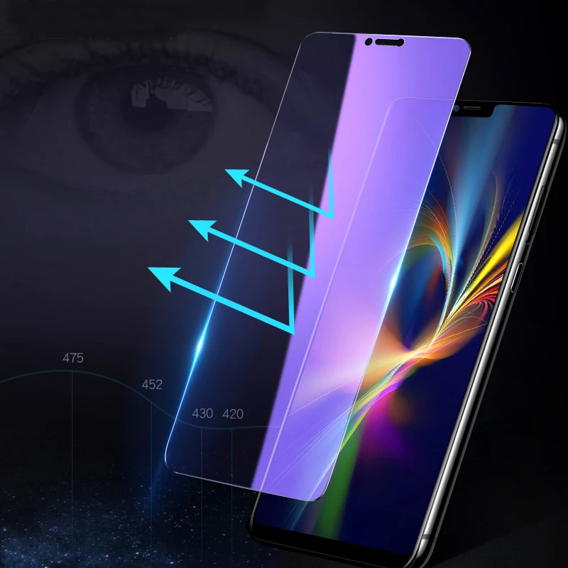 Закаленное стекло с защитой от синего излучения для Huawei P20 Pro Lite Honor 9 10 Mate