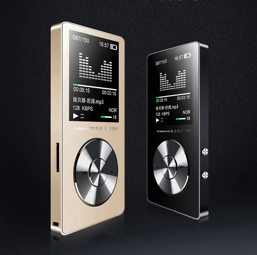 HiFi MP3-плеер с динамиком, металлический APE/FLAC/WAV, высокое качество звука, 8 ГБ, музыкальный плеер без потерь с FM