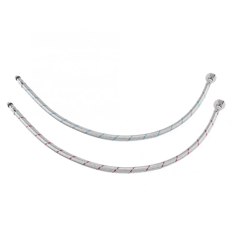 Гибкие трубы гибкие 2 шт соединитель для смесителя из нержавеющей стали шланги